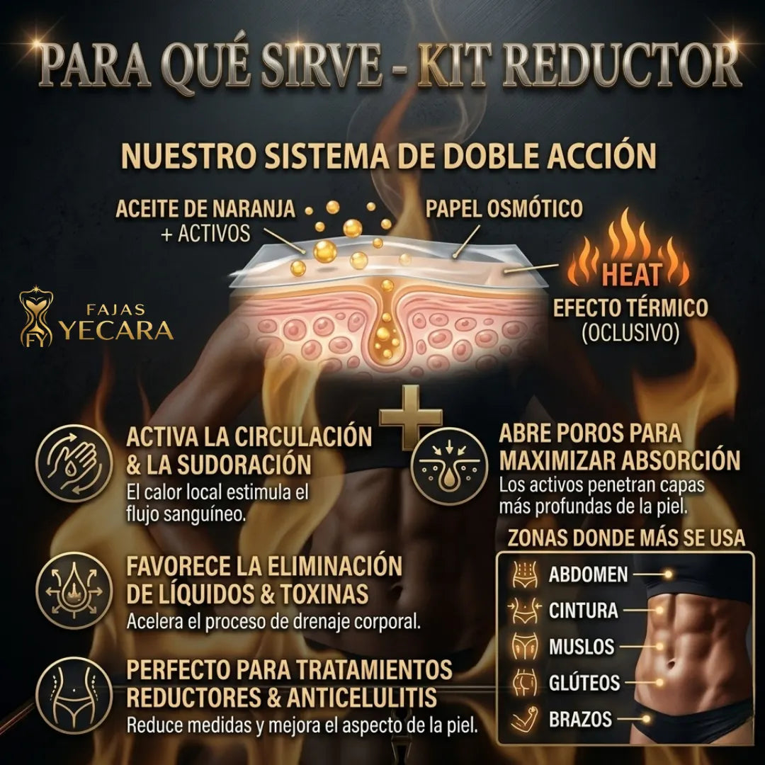 Kit Reductor Aceite Reductor 120 ML + Papel Osniotico 50 Mts