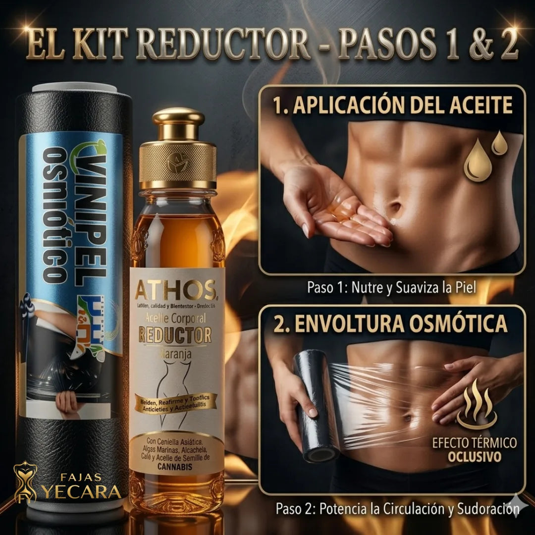 Kit Reductor Aceite Reductor 120 ML + Papel Osniotico 50 Mts