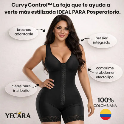 CurvyControl™ Faja Lipo Con Brasier